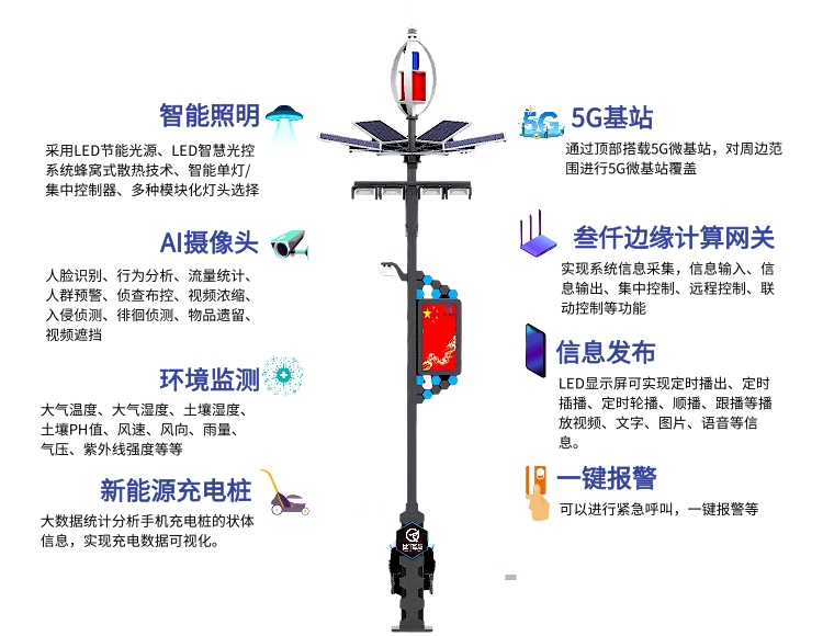 智慧路灯定制化设计案例：杭州叁仟科技助力智慧城市建设